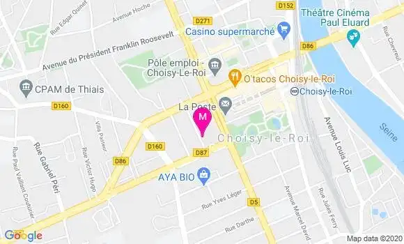 Localisation Dr Eva Sousa