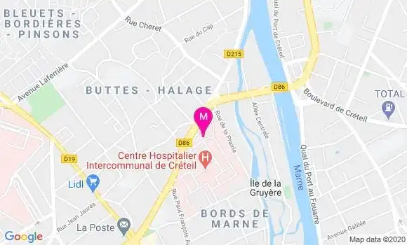 Localisation Dr Mathilde Allanche