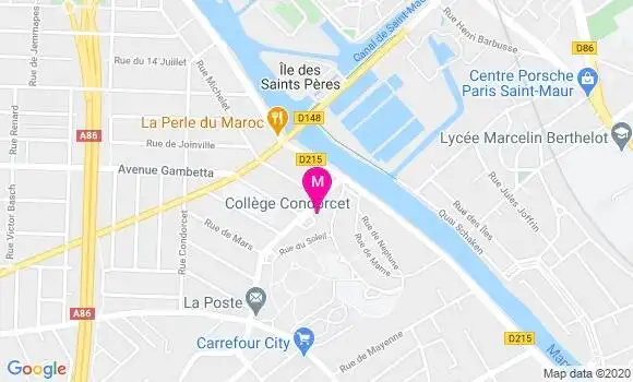 Localisation Dr Gustave Allouche