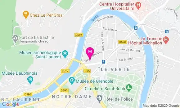 Localisation Dr Isabelle Sartelet