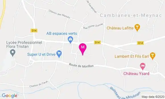 Localisation Dr Vincent Perin