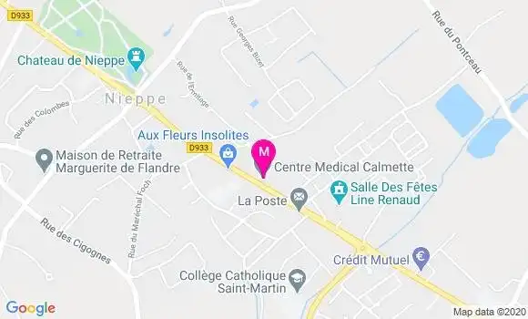 Localisation Dr Fabien Bray