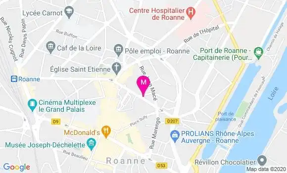 Localisation Dr Isabelle Dapzol