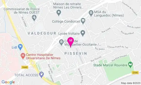 Localisation Dr Miroslava Nogues