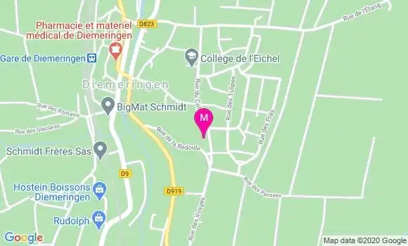 Localisation Dr Marie Andree Woerth