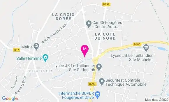 Localisation Dr Anne Trennec