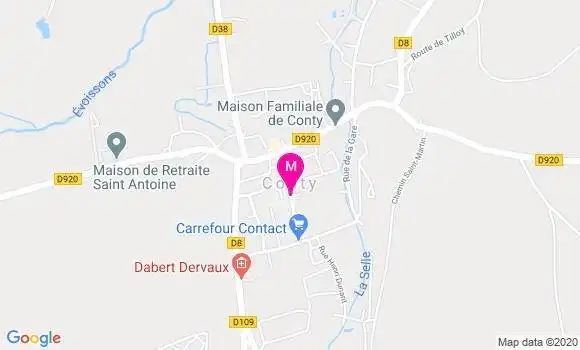 Localisation Dr Caroline Lefebvre