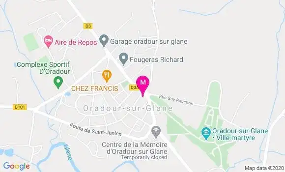 Localisation Dr Florence Pihan