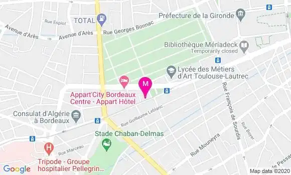 Localisation Dr Jean Christophe Bardy