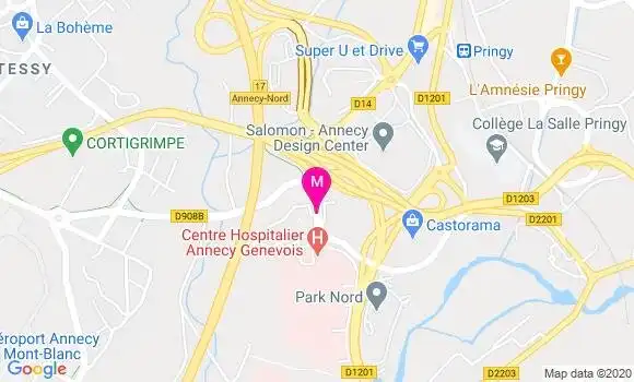 Localisation Dr Philippe Million