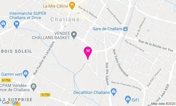 Localisation Dr Caroline Mouchet