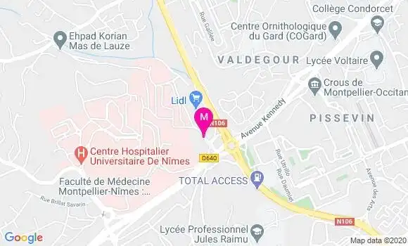 Localisation Dr Agathe Waultier Rascalou