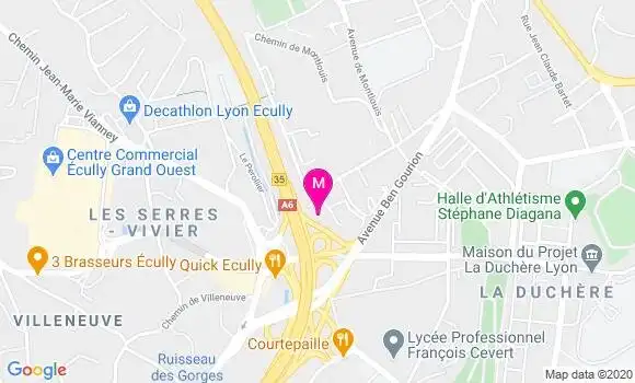 Localisation Dr Alexandre Delmotte