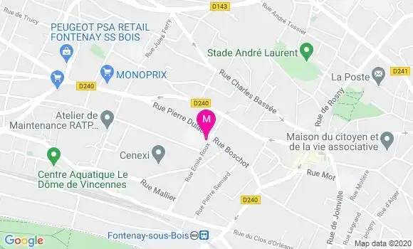 Localisation Dr Ariane Lucon