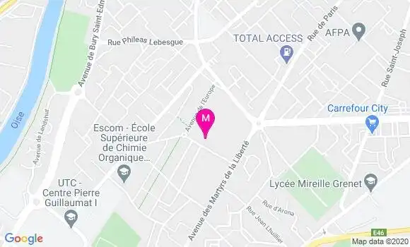 Localisation Dr Louis Arnaud Bazire