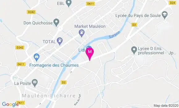 Localisation Dr Fabienne Lahargoue