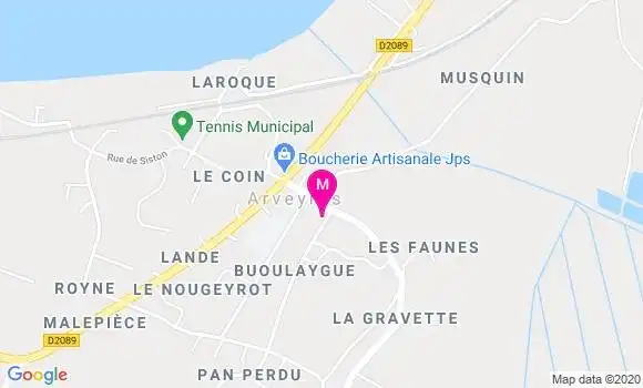 Localisation Dr Cedric Marijon