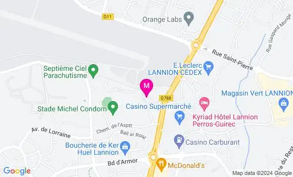 Localisation Dr Sophie Le Guen