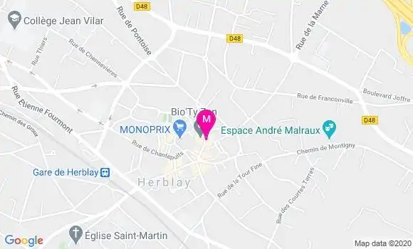 Localisation Dr Florence Thirion