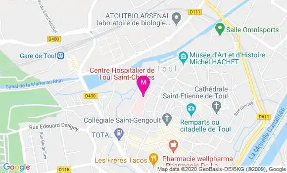 Localisation Dr Mathilde Gehin