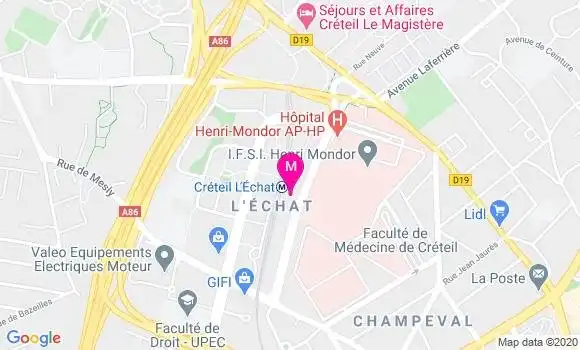 Localisation Dr Florence Capelle