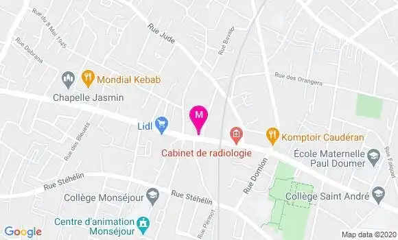 Localisation Dr Estelle Abrantes