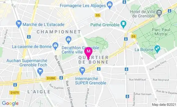 Localisation Dr Mathilde Pellat