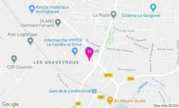 Localisation Dr Emilie Beyssac