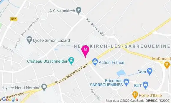 Localisation Dr Evelyne Simon