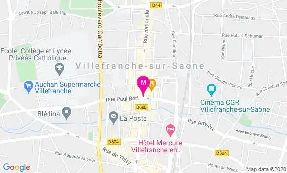 Localisation Dr Delphine de Surrel