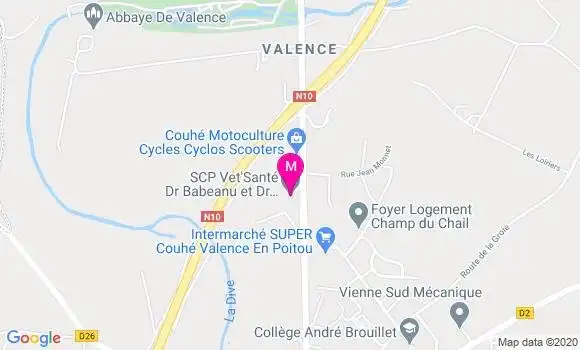 Localisation Dr Aurore Peltier