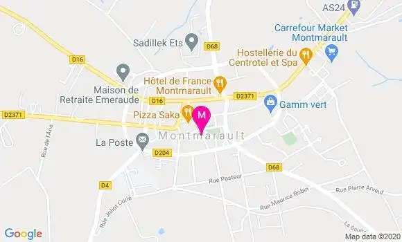 Localisation Dr Stephanie Renaud