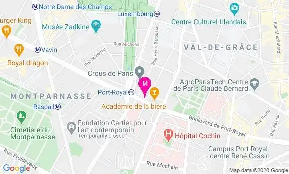 Localisation Dr Raquel Rouah