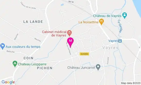 Localisation Dr Marie Marchesseau