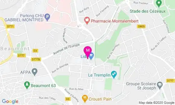 Localisation Dr Thibault Masson