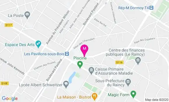 Localisation Dr Fabienne Amane