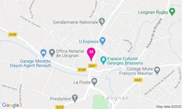 Localisation Dr Sylvie Martin