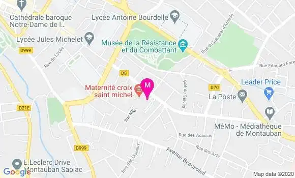 Localisation Dr Aline Dubois