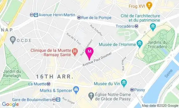 Localisation Dr Jean Pierre Chaunu