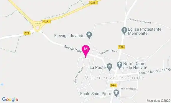 Localisation Dr Delphine Chuet