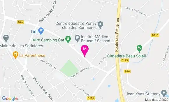 Localisation Dr Claire Boiziot