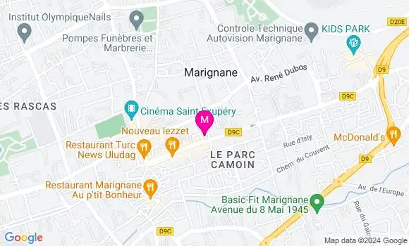 Localisation Dr Séverine Dessaint
