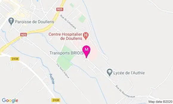 Localisation Dr Jennifer Cobert