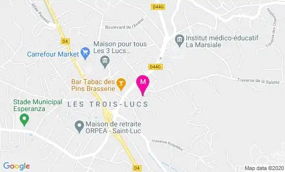 Localisation Dr Thomas Favre