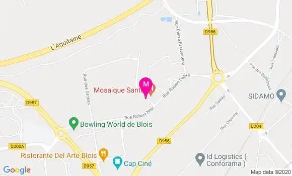 Localisation Dr Maelle Rayneau Pottier