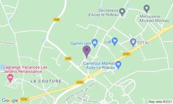Localisation Dr Pierre Bourdon