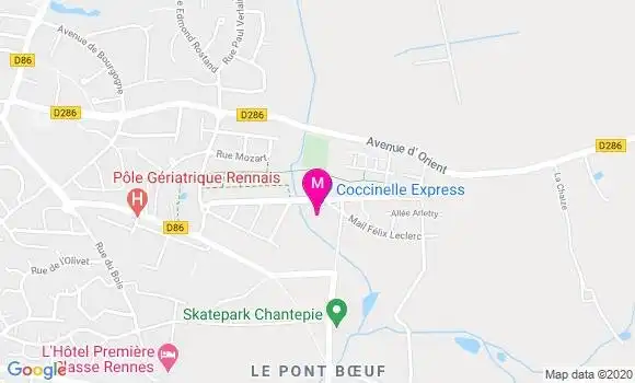 Localisation Dr Marie France Lepage