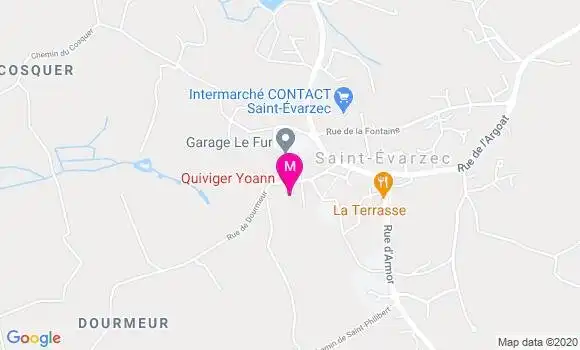 Localisation Dr Yoann Quiviger