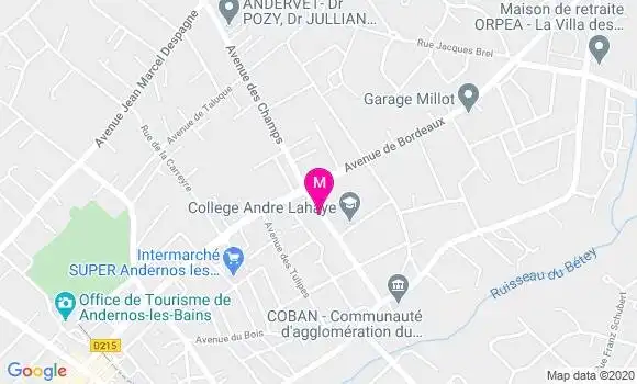 Localisation Dr Jean Luc Clement