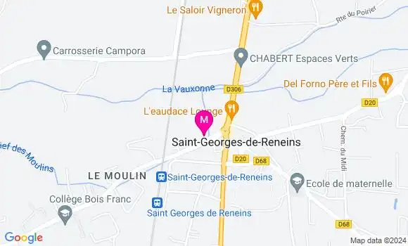 Localisation Dr Jean Mathieu Lavoillotte